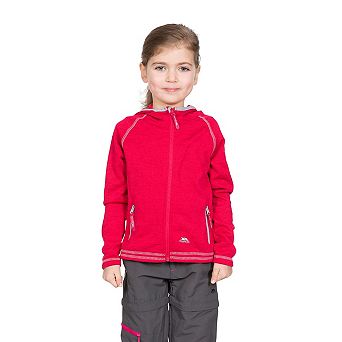 Trespass Childrens Girls Goodness Full Zip Hooded Fleece Jacket