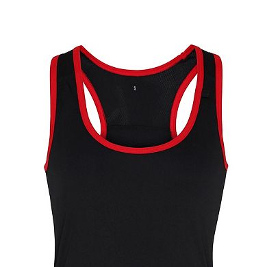 Tri Dri Womens/Ladies Panelled Fitness Sleeveless Vest