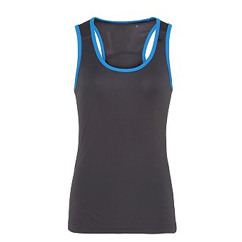 Tri Dri Womens/Ladies Panelled Fitness Sleeveless Vest
