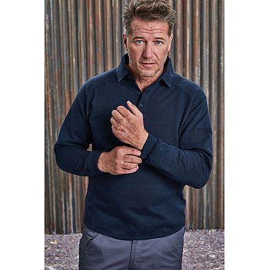 Russell Europe Mens Heavy Duty Collar Sweatshirt