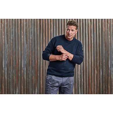 Russell Europe Mens Heavy Duty Collar Sweatshirt