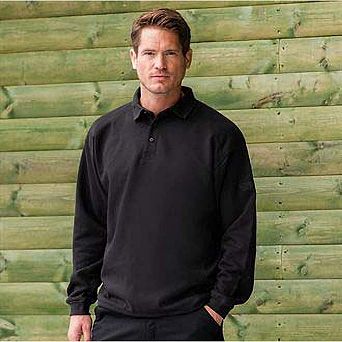 Russell Europe Mens Heavy Duty Collar Sweatshirt