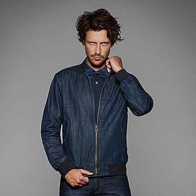 B&C Denim Mens Supremacy Denim er Jacket