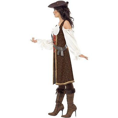 Smiffys Womens/Ladies High Seas Pirate Wench Costume Set