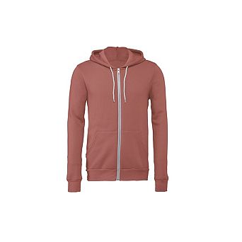 Bella + Canvas Unisex Adult Fleece Full Zip Hoodie