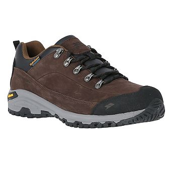 Trespass Mens Falark Vibram Leather Walking Shoe