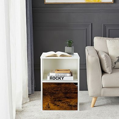 Set of 2 Nightstands Side End Table for Living Room