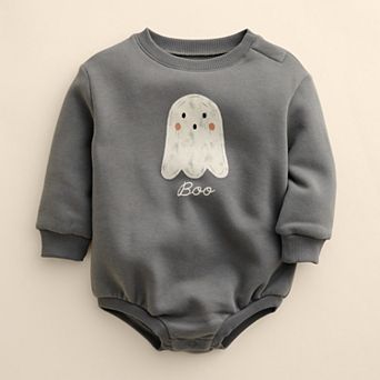 Baby Little Co. by Lauren Conrad Halloween Long Sleeve Ringer Bubble Bodysuit