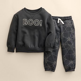 Baby & Toddler Little Co. by Lauren Conrad 2 pc Halloween Fleece Sweatshirt & Pants Set