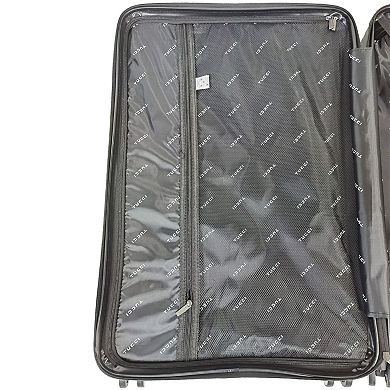 TUCCI Italy Baratro 3-Piece Hardside Spinner Luggage Set