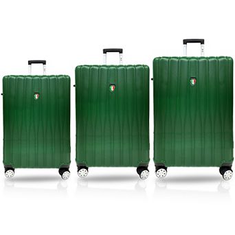 TUCCI Italy Baratro 3 pc Hardside Spinner Luggage Set