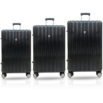 TUCCI Italy Baratro 3 pc Hardside Spinner Luggage Set