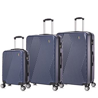 TUCCI Italy Colpi 3 pc Hardside Spinner Luggage Set