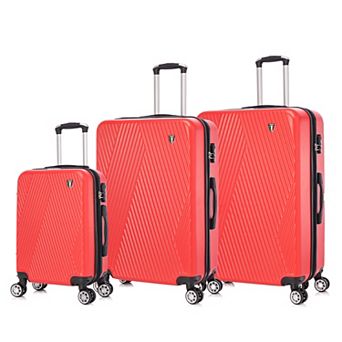 TUCCI Italy Lustria 3 pc Hardside Spinner Luggage Set
