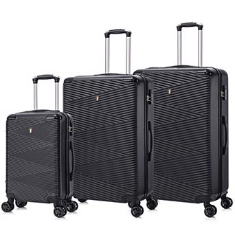 TUCCI Italy Avenza 3 pc Hardside Spinner Luggage Set