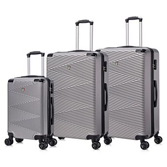 TUCCI Italy Avenza 3 pc Hardside Spinner Luggage Set