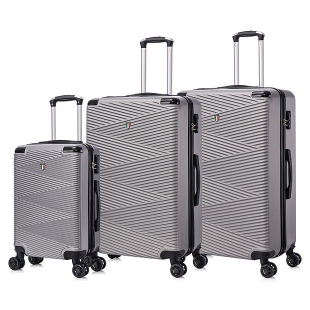 TUCCI Italy Avenza 3-Piece Hardside Spinner Luggage Set