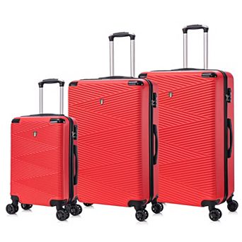 TUCCI Italy Avenza 3 pc Hardside Spinner Luggage Set