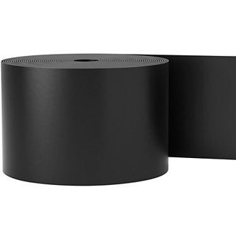 10"H Black HDPE Garden Edging Flexible Landscape Border for Yard Trail and Lawn Projects