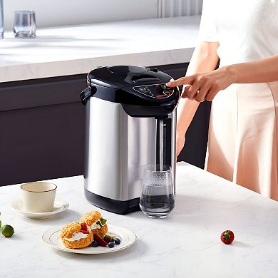 Instant Hot Water Dispenser with Stainless Steel Liner, Child Lock, and 680W Heating