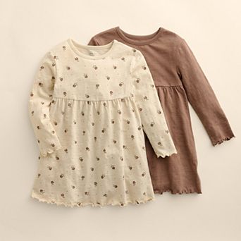 Baby & Toddler Girl Little Co. by Lauren Conrad 2-Pack Long Sleeve Dresses