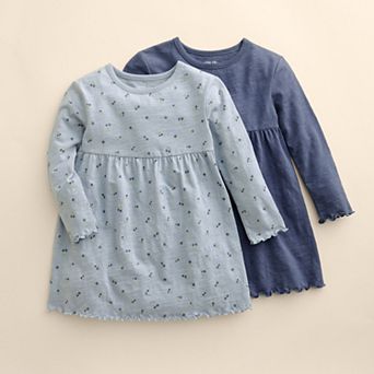 Baby & Toddler Girl Little Co. by Lauren Conrad 2-Pack Long Sleeve Dresses