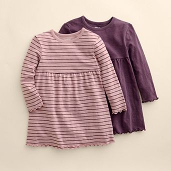 Baby & Toddler Girl Little Co. by Lauren Conrad 2-Pack Long Sleeve Dresses