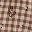 Brown Floral Gingham