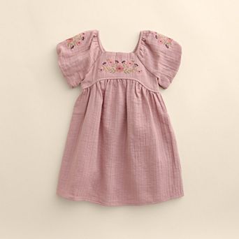 Baby & Toddler Girl Little Co. by Lauren Conrad Organic Bubble Sleeve Dress