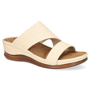 Easy Street Larrain Women's Wedge Slide Sandals