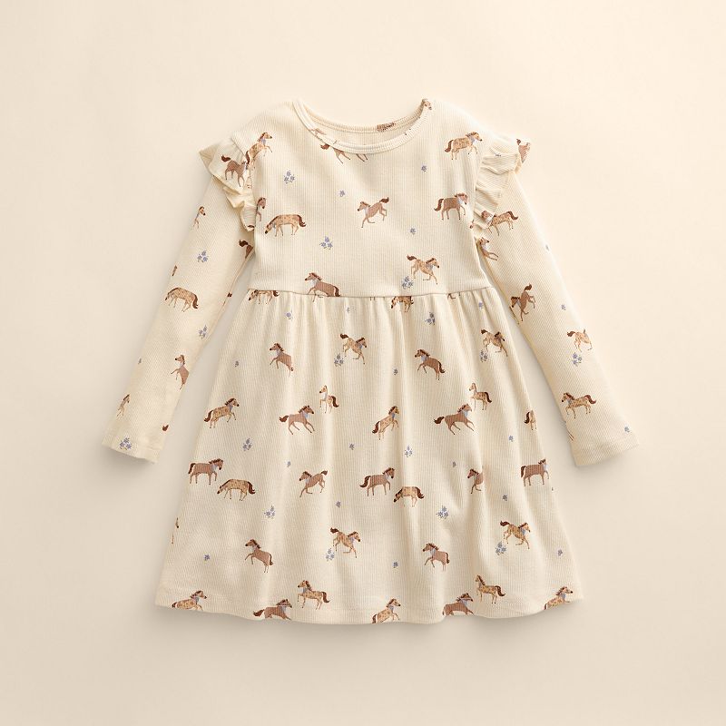 Baby & Toddler Girl Little Co. by Lauren Conrad Ruffle Sleeve Dress, Toddler Girl's, 