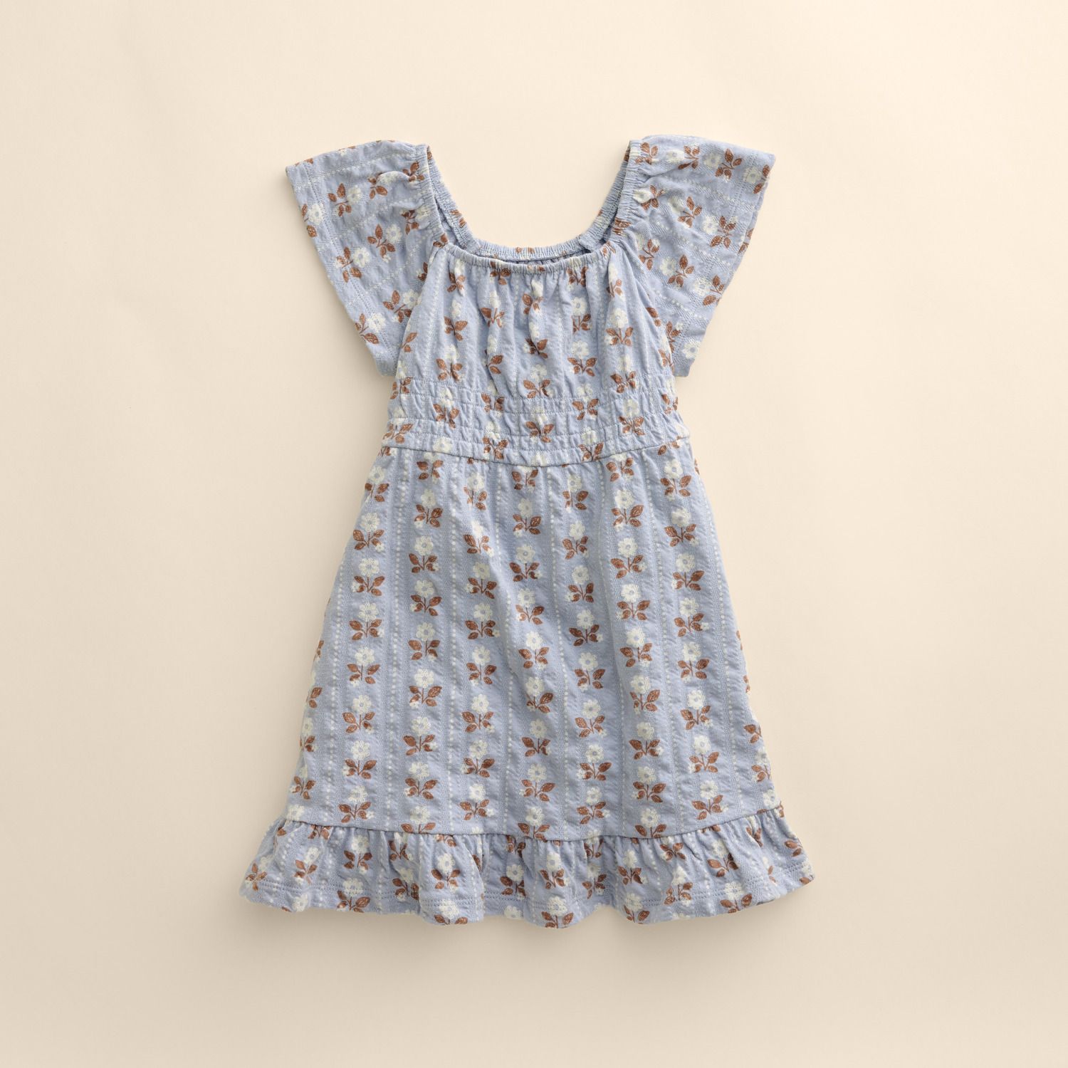 Платье Little Co. by Lauren Conrad Flutter Sleeve для девочек-малышей, цвет: Синий