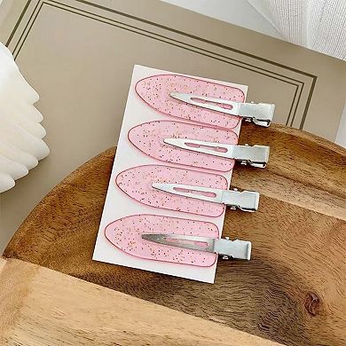 Decorative Hair Sectioning Clips with Metal Alligator Clamp for Everyday Hold 6-Piece Set 2.3x0.7in