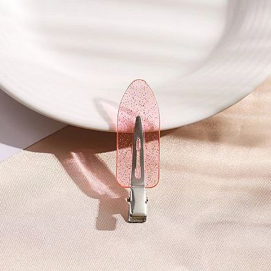 Decorative Hair Sectioning Clips with Metal Alligator Clamp for Everyday Hold 6-Piece Set 2.3x0.7in