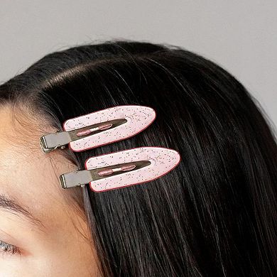 Decorative Hair Sectioning Clips with Metal Alligator Clamp for Everyday Hold 6-Piece Set 2.3x0.7in