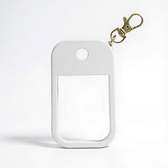 Silicone Hand Sanitizer Holder Sleeve with Keychain Clip for Travel and Everyday Use 2 pc Set