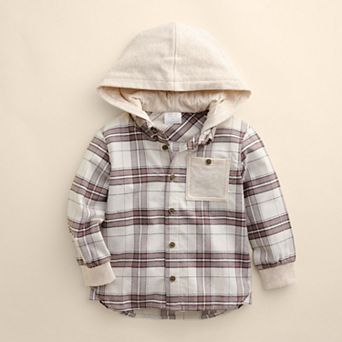 Baby & Toddler Little Co. by Lauren Conrad Organic Flannel Hooded Overshirt