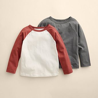 Kids 4-12 Little Co. by Lauren Conrad 2-Pack Raglan Long Sleeve Tops