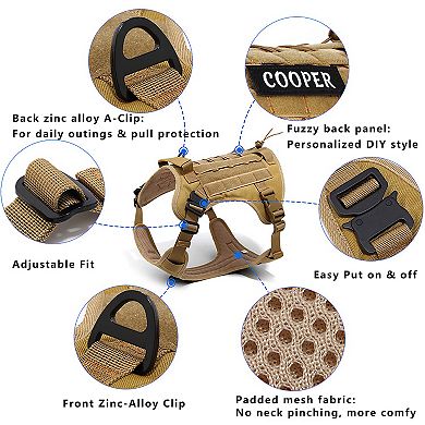 Adventure No Pull Dog Harness Adjustable Soft Padded Comfort Pet Harness Outdoors