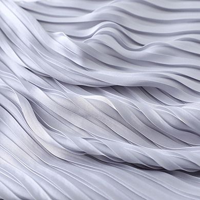 Womens Pleated Satin Scarf Soft Lightweight Elegant Accessory