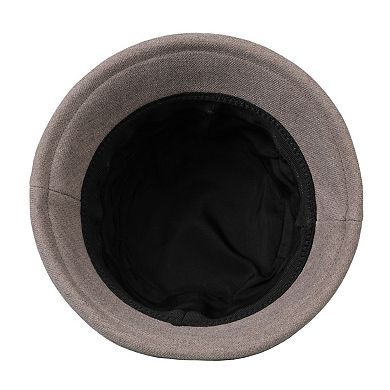 Womens Soft Structured Cloche Hat with Classic Side Band