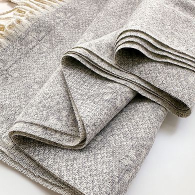 Womens Soft Winter Scarf with Fringe Detail Warm Lightweight Wrap