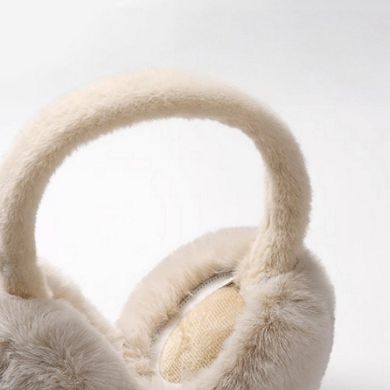 Plush Faux Fur Ear Muffs with Padded Ear Cushions and Soft Wraparound Design