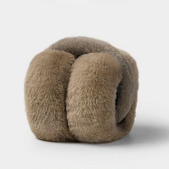 Plush Faux Fur Ear Muffs with Padded Ear Cushions and Soft Wraparound Design