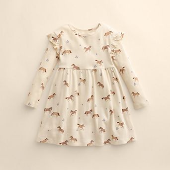 Girls 4-12 Little Co. by Lauren Conrad Ruffle Sleeve Dress