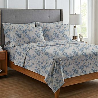 6 pc Microfiber Bed Sheets Ultra-Soft, Wrinkle-Free, Deep Pocket Fit