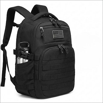 AKSZRI Compact Men's Tactical Backpack in Black