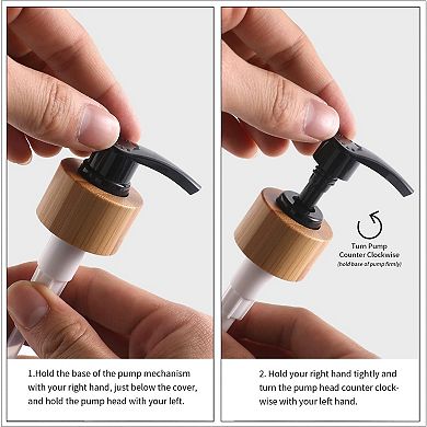 Great Ambitions Soap Dispenser Set,Contains Hand and Dish Soap Dispenser,Suitable for Kitchen Decor