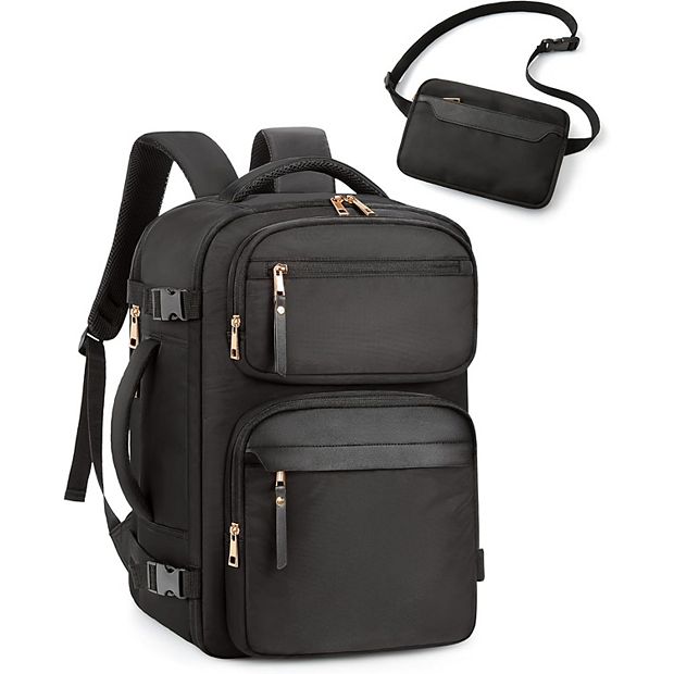 50l air travel backpack on airplane LOVEVOOK Travel Backpack 40L/50L TSA-Friendly Airline Approved with Packing  Cubes