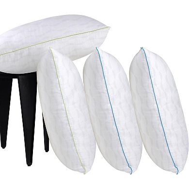 Great Ambitions Bed Pillows Size Set of 2,for Sleeping, Adjustable Pillows 2 Pack with Zipper